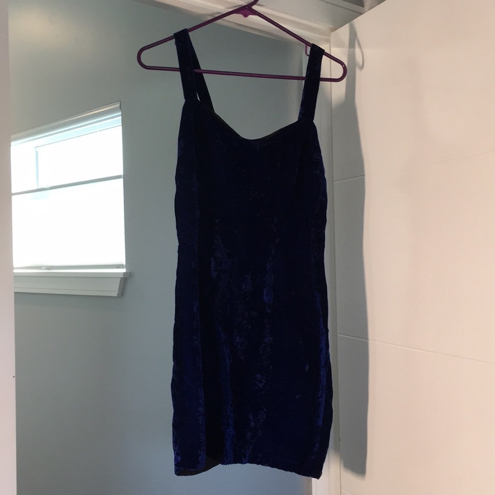 Blue Velvet dress
